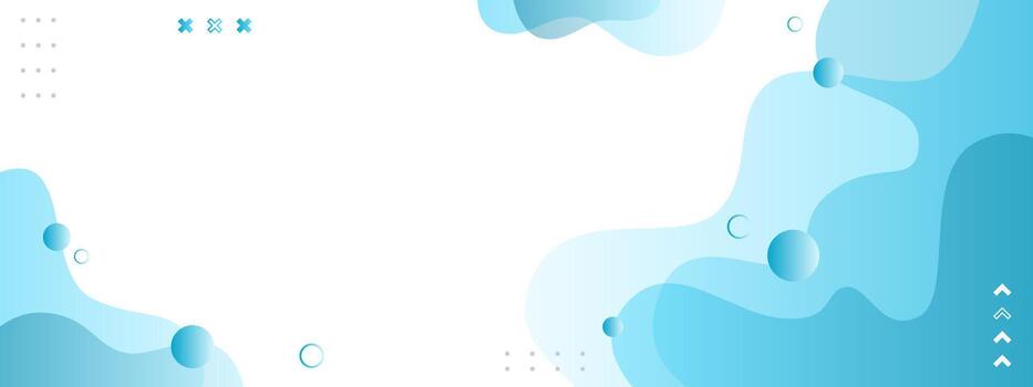 Abstract blue wave design background vector