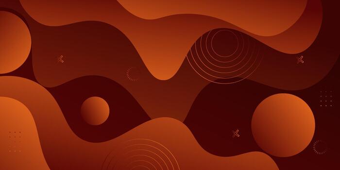 resumen naranja ondulado modelo en un oscuro antecedentes. sencillo y de moda modelo antecedentes concepto. eps10 vector