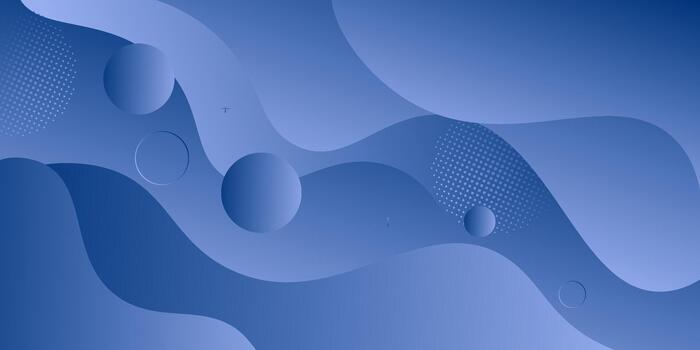 Abstract bright blue background with a fluid wave pattern concept. Simple and trendy banner element design. EPS10. vector