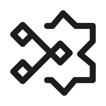 innovador artificial inteligencia icono destacando máquina aprendiendo, automatización, y inteligente tecnología vector