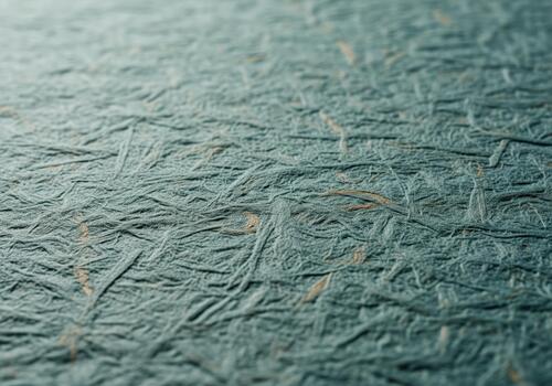 Rough teal paper texture background macro close up showing visible fibers and pulp photo