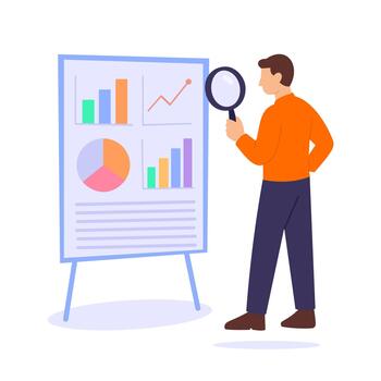 Data Exploration, discovering insights from large datasets vector