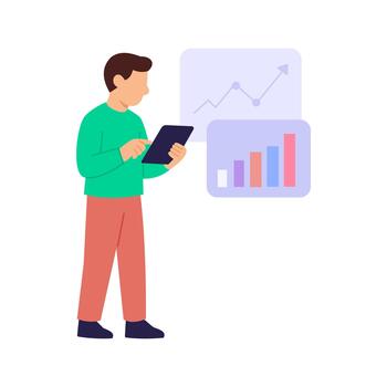 Stock Indices Comparison, evaluating performance of market benchmarks vector