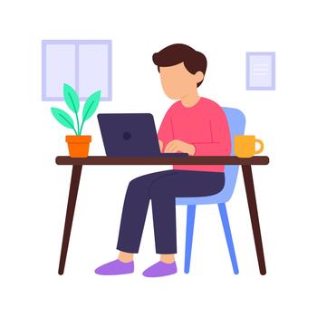 Blog Post, writing informative articles for website readers vector