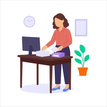 apoyo coordinación, gerente equipo flujo de trabajo a encargarse de peticiones vector