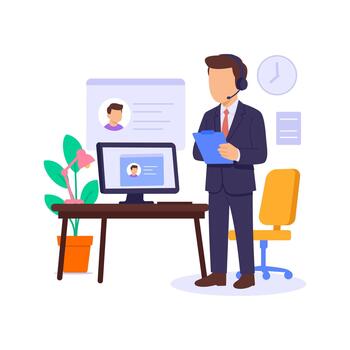 Profile Verification, confirming user details for account security vector