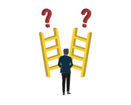 Fobo or fear of better option for Two Uncertain Paths vector