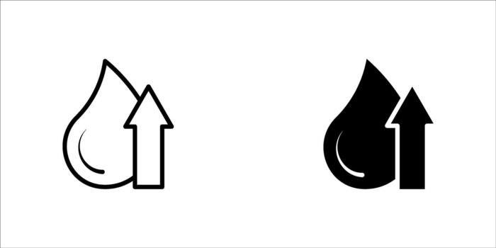 High Cholesterol Icon Designed in a Line Style on White background. vector