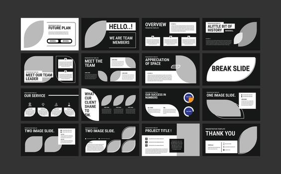 business presentation backgrounds design template and page layout design for brochure ,annual report vector