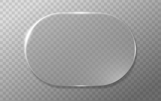 Abstract liquid glassmorphism background with gradient surface and crystal transparency. Futuristic 3D glass morphism UI panel for digital or app design. vector