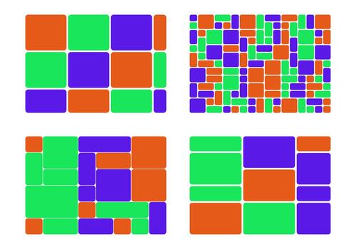 Abstract colorful geometric shapes pattern background vector