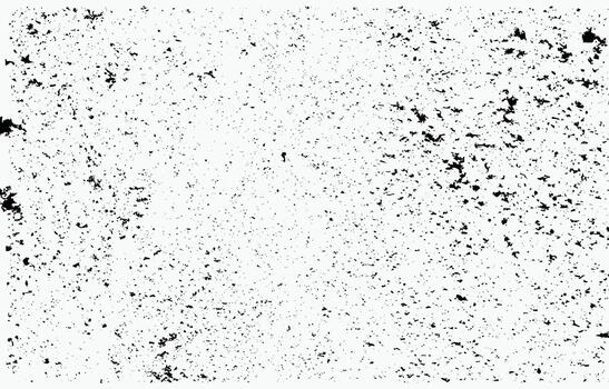 Grunge texture background with scattered black ink spots on a white canvas for creative designs and art projects vector