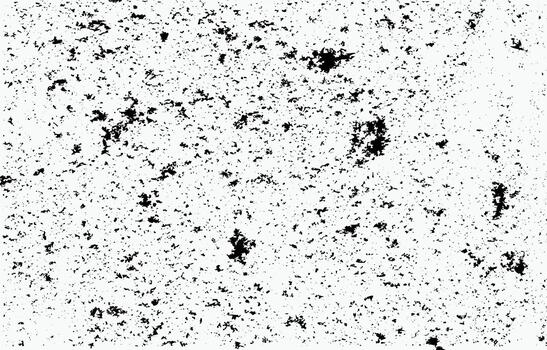 Grunge texture with a distressed, speckled appearance on a clean white background for creative design projects vector