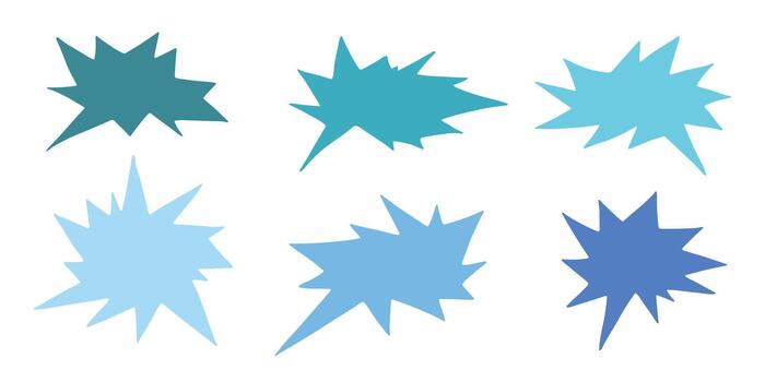 Set of hand drawn speech bubble Blank empty message box Textbox frame for banners, price tags, stickers, design talk sale text vector