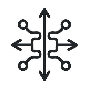 digital circuito símbolo para tecnología y conectividad conceptos vector