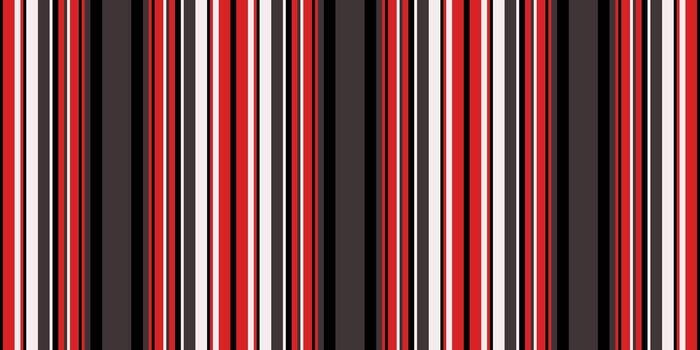 Bold red, black, and white vertical stripes create a dynamic, modern design. vector