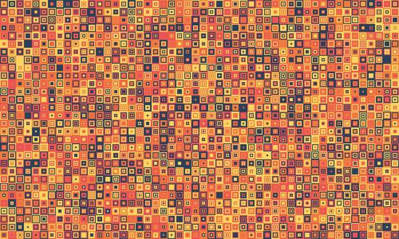 Abstract warmtoned mosaic pattern. A vibrant, textured background ideal for website banners, presentations, or textile designs. The intricate detail creates a sophisticated and modern aesthetic. vector