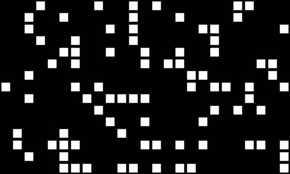 resumen monocromo píxel Arte antecedentes. dinámica, dispersado blanco cuadrícula en negro crear un sentido de movimiento y tecnología. vector