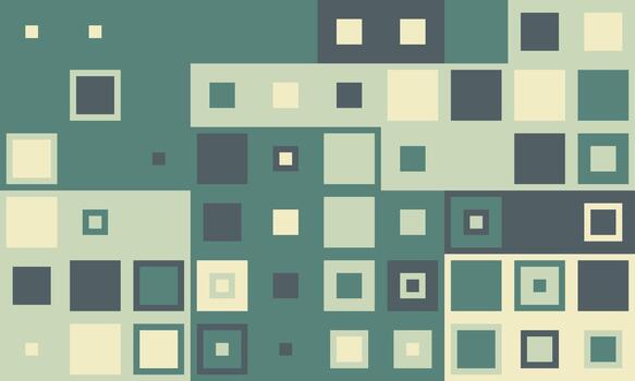 resumen geométrico antecedentes. apagado verde azulado y beige cuadrícula crear un moderno, minimalista diseño. Perfecto para sitio web pancartas, presentaciones, o relacionado con la tecnología proyectos vector