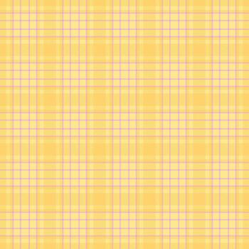 Warm, inviting plaid pattern in shades of yellow and lavender. Versatile for backgrounds, textiles, or adding a touch of rustic charm to your designs. vector