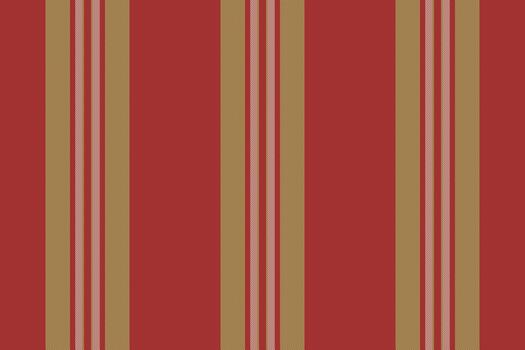 Classic stripe pattern. Warm red ground with parallel gold and light pink lines. Use for backgrounds, textiles, or vintagethemed designs. Versatile texture. vector
