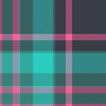 vibrante tartán modelo en verde azulado, rosa, y gris. un clásico y versátil fondo, adecuado para textiles, diseño proyectos, y creativo presentaciones vector