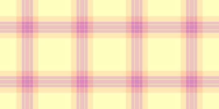 Soft, pastel plaid pattern in yellow and lavender. A calming, versatile design ideal for backgrounds, textiles, or adding a touch of understated elegance. vector