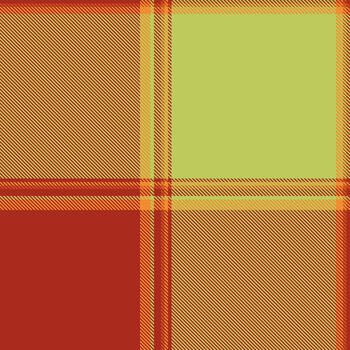 Warm toned tartan pattern featuring shades of red, orange, and green. Ideal for textile designs, backgrounds, or adding a classic, textured feel to creative projects. vector