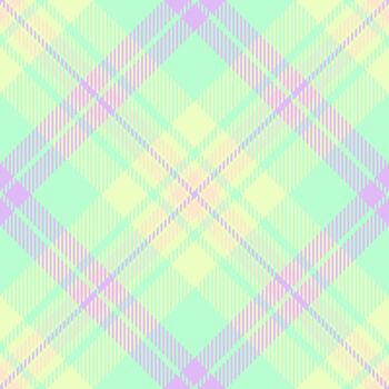 Pastel plaid pattern, soft and cheerful. Excellent for backgrounds, textiles, or design elements. Evokes feelings of spring, innocence, and joyful patterns. vector