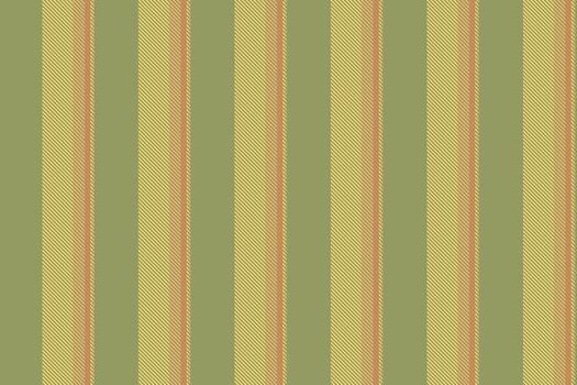 Vertical stripes in soft green and yellow hues create a classic textile design. Elegant background for diverse projects web design, prints, and fashion. vector