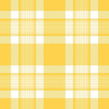 Sunshine yellow and white plaid pattern. Textile design ideal for summer, picnics, crafting, or adding a cheerful accent. Versatile and timeless. vector