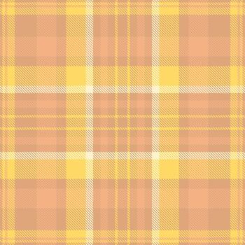 sin costura tartán modelo con calentar tonos de amarillo, beige, y durazno. Perfecto para antecedentes, textiles, o agregando un toque de acogedor, clásico estilo a tu proyecto. vector
