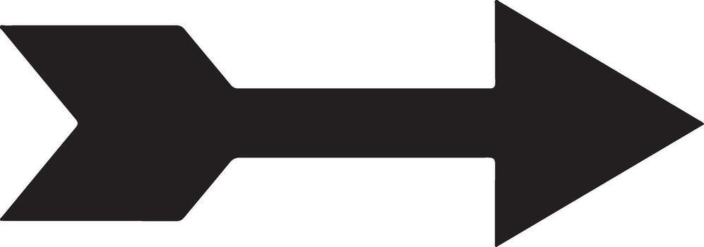 sencillo transparente flecha señalando a el Derecha vector