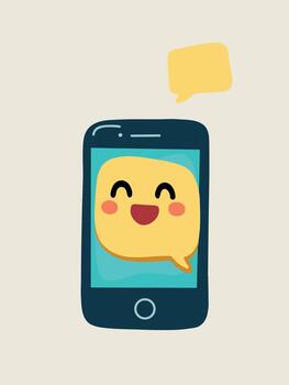 digital connection and communication vector