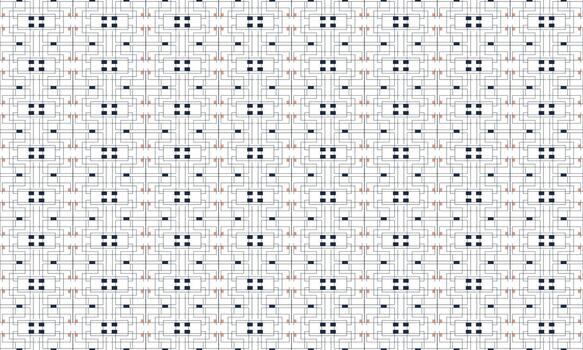 un blanco y negro modelo con pequeño cuadrícula vector