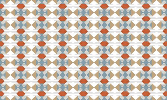 un geométrico modelo con rojo y gris colores vector