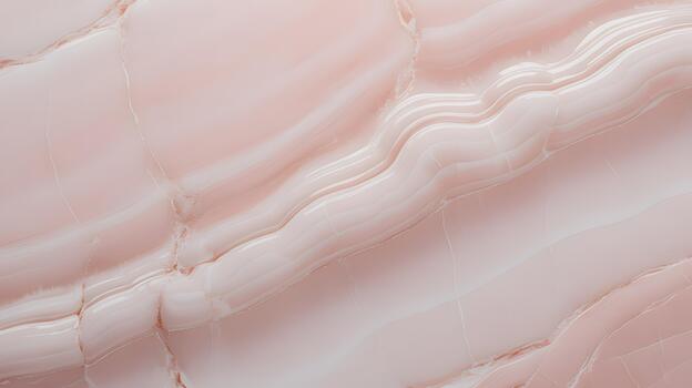 Soft Pink Agate Slab with Wavy Layered Patterns Abstract Background photo