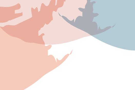 A delicate, lace-like pattern created with fine ink brushes in a soft, pastel peach color. Vecter abstract background. vector