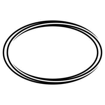 Round oval banner frames borders, frame lines forming modern minimal circular design vector