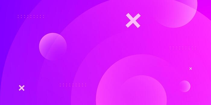 Abstract colorful gradient purple and pink circle background. Elegant overlap circle shapes concept element design. vector
