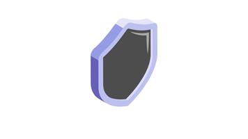 skaffa sig detta visuellt lockande av finansiell säkerhet, redo till använda sig av animerad ikon av säkra investering. video