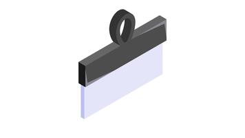 se på detta redigerbar ikon av skrapa i isometrisk design stil. video