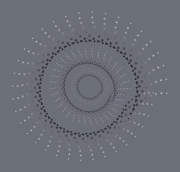 gris trama de semitonos espiral resumen modelo diseño vector