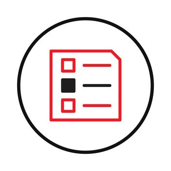Abstract graphic illustration displaying an interactive document for various data handling and vector