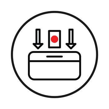 sencillo representación de documento entrada proceso representando digital datos inserción y contenido vector