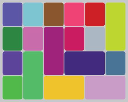 vibrante resumen modelo de redondeado rectángulos en un mosaico estilo arreglo vector