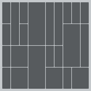 Abstract photo collage grid template with various rectangular frames concept. vector