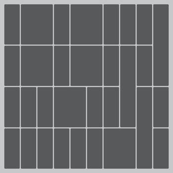 Modern dark grey geometric grid pattern with rounded rectangles abstract background vector