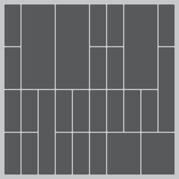 Dark gray rounded rectangles form an abstract modern geometric grid pattern vector