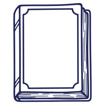 Open book illustration with blank pages ready for content creation and imaginative storytelling concept for education vector